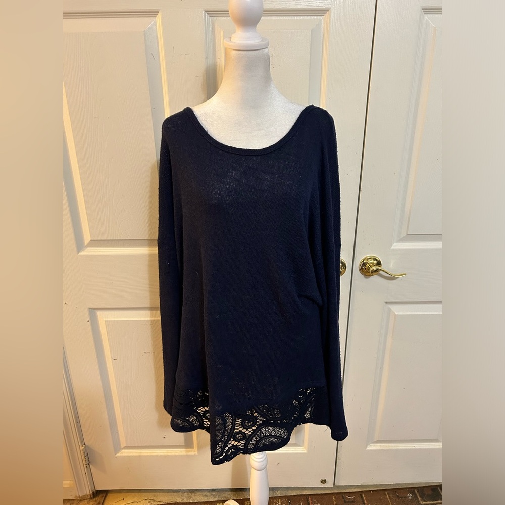 ing blue light sweater, 3X